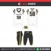 White BLACK American Football Uniforms 