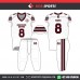 RED WHITE AMERICAN FOOTBALL UNIFORMS